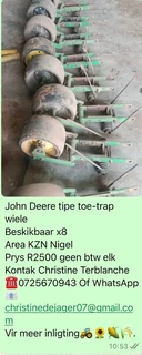 John Deere Toetrap Wiele
