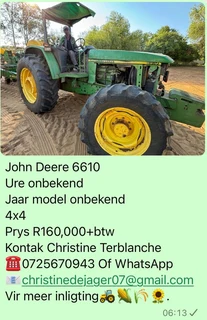 John Deere 6610 Trekker