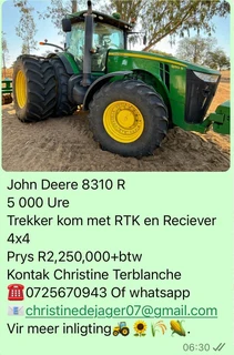 John Deere 8310  Trekker