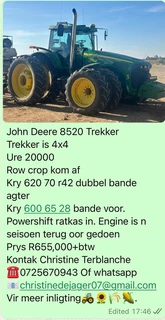 John Deere 8520 Trekker