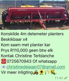 Konskilde 4m Detemeter Planters