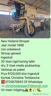 New Holland Stroper