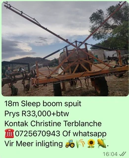 18m Sleep Boom Spuit