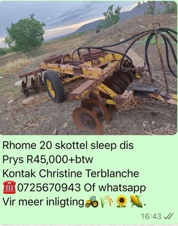 Rhome 20 Skottel dis