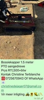 Bossiekapper 1.5m