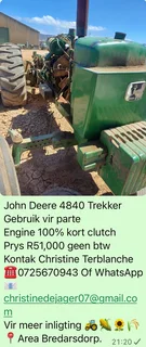 John Deere 4840 Trekker (Vir Parte)