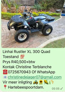 Linhai Rustler XL 300 Quad