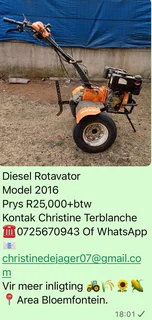 Diesel Rotavator