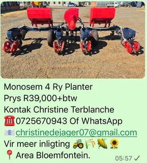 Monosem 4 Ry Planter
