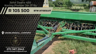 John Deere 450 Koring 3m 17 Ry Planter