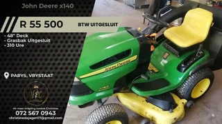 John Deere X140