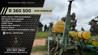 Orthman 6 Ry 0.91 Planter