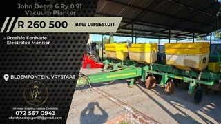 John Deere 6 Ry 0.91 Vacuum Planter