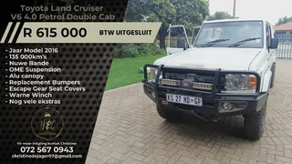 Toyota Land Cruiser V6 4.0 Petrol Bakkie