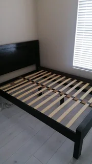 Double Bed &#43; Side Table &#43; Lamp