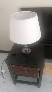 Double Bed &#43; Side Table &#43; Lamp