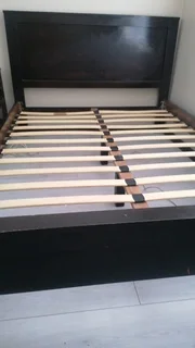 Double Bed + Side Table + Lamp