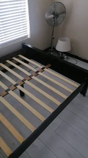 Double Bed &#43; Side Table &#43; Lamp