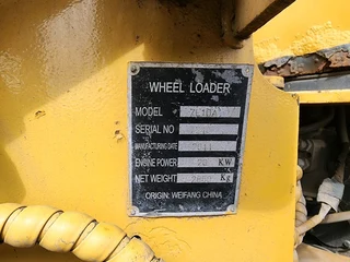 2011 Weifang ZL10A Loader