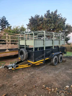 Arwald 4m double deck cattle/sheep Trailer trailer