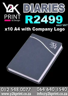 Diaries-Design & Printing.