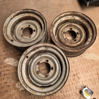 Steel Rims for Classic Cars - 15 Inch with 5x5.5 bolt pattern