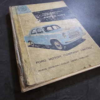 Anglia 100E Parts Manual