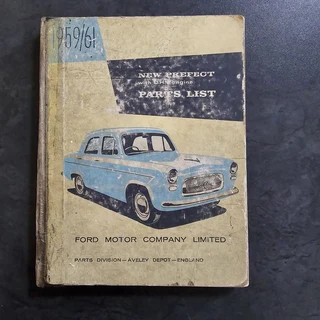 Anglia 100E Parts Manual