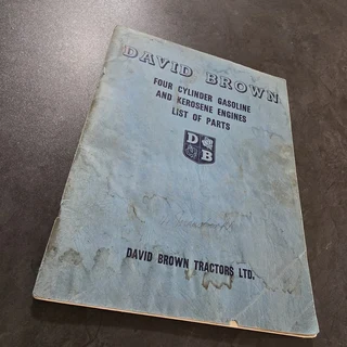 David Brown Tractor Parts List