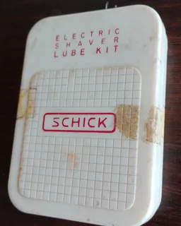 Antique Shick Electric Shaver Lube Set