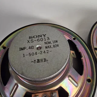 SONY XS-6013 80W 4ohm 6&#34; speakers
