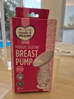 Clicks Made 4 Mom Silicone Breast Pump