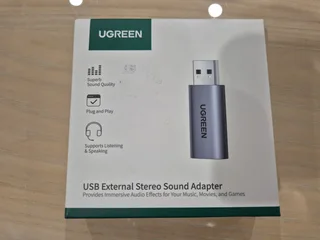 Ugreen Usb 2.0 Type-a To 3.5mm External Sound Card Adapter