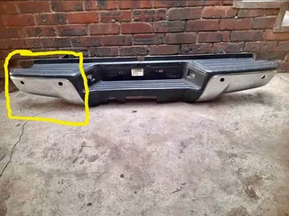 Isuzu 2015&#43; chrome rear bumper cover lhs