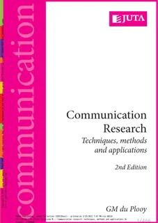 Communication Textbooks Various Institutions