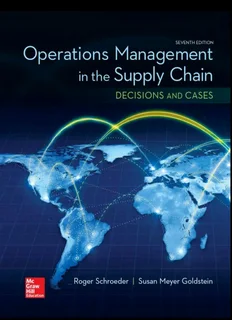 Supply Chain Management Books, various institutions