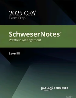 CFA 2025  Schweser Notes Various