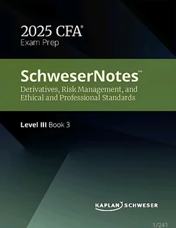 CFA 2025  Schweser Notes Various