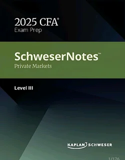 CFA 2025  Schweser Notes Various Editions/Books