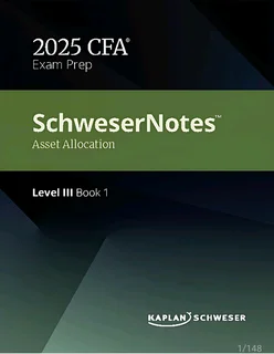 CFA 2025  Schweser Notes Various Editions/Books