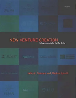 Entrepreneurship,  New Venture and related Books
