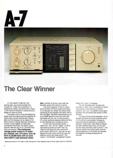 Pioneer A-7 stereo amplifier