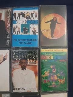 13 music cassettes