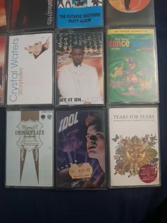 13 music cassettes