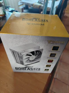 Gamdias Boreas E2-41d Wh Cpu Cooler- White / 4 Copper Heat Pipes /real-time Digital Monitor