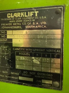 Clarke gas Forklift does not start it tries to start selling as is R17000 u fix