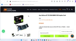 Asus 710 2 gig ddr5 only R400 collect strand