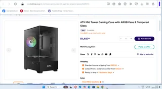 GAMDIAS AURA GC9M /3 Built-in 120mm ARGB Fans only R500  sealed