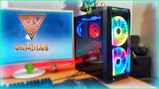 Gamdias Apollo M2 Elite  Atx  Case / 200mm Dual Rings Argb Fans / 5090 Support  Full Atx Motherboard