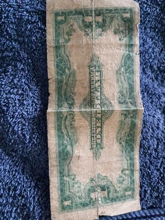 American silver dollar note